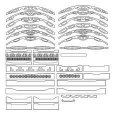 Arquivo Dxf E Svg Gaiola Cnc Router E Laser #575