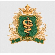 Matriz De Bordado Bras�o Medicina