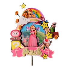Arquivo Corte Topo De Bolo - Princesa Peach