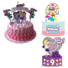 Arquivo Corte Topo De Bolo - Polly Pocket 03 Temas Combo