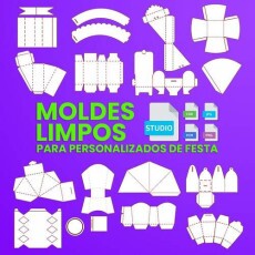 60 Modelos De Caixas Silhouette Studio Corel Moldes Limpos