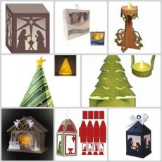 Arquivo De Corte - Natal Kit Luminria #14