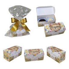 Arquivo De Corte Caixa Para 2 Doces Floral
