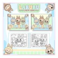 Arquivo De Corte Livro De Colorir - 66 Labubu Menino