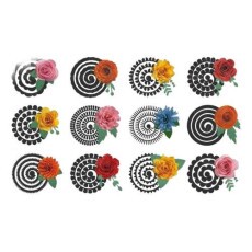 Arquivo De Corte Kit Flores Em Espiral Studio