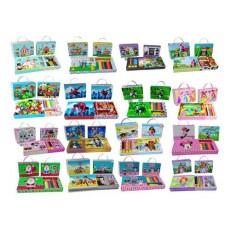Arquivo De Corte Kit Colorir 16 Temas
