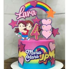 Arquivo De Corte Topo De Bolo - Jp Maria Clara Mb (3d2e)