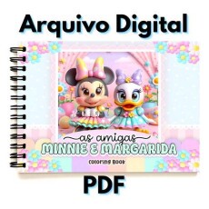Arquivo Digital Livro De Colorir Minnie Maggie Para Imprimir