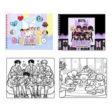 Arquivo Digital Livro De Colorir Bts
