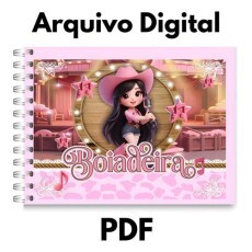 Arquivo Digital Livro Colorir Boiadeira 52 Pags Imprimir Pdf