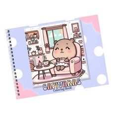 Arquivo Digital Livro De Colorir Capivara