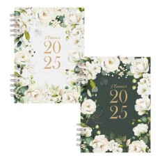 Arquivo Digital Agenda Planner 2025 Floral Rosas Brancas