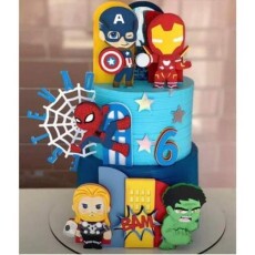 Arquivo De Corte Topo De Bolo Vingadores +brinde