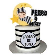 Arquivo De Corte Topo De Bolo Ladro De Sono Studio+brinde