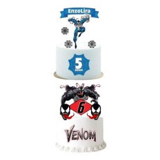 Arquivo De Corte Topo De Bolo - Venom 2 Temas