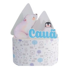 Arquivo De Corte Topo De Bolo - Urso Polar