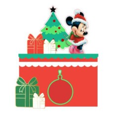 Topo De Bolo Natal Minnie Arquivo Digital
