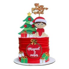 Topo De Bolo Meu Primeiro Natal Arquivo Silhouette