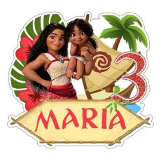 Topo De Bolo Moana 2 Para Imprimir Envio Digital