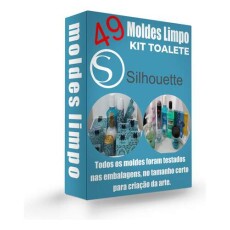 Moldes Limpos - Kit Toalete (studio Silhouette)