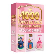 Mega Arquivo Com Mais De 2500 Topos De Bolo Temticos