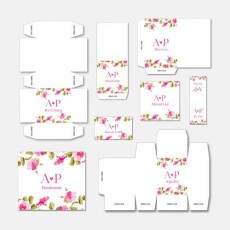 Kit Toalete | Floral Fcsia | Arte Editvel