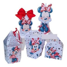 Arquivo De Corte Minnie Vermelha Aquarela