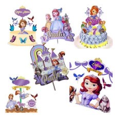 Arquivo Corte Topo De Bolo - Princesa Sofia 10 Temas Combo