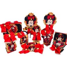 Arquivo De Corte Kit Festa Minnie Luxo Vermelha 08
