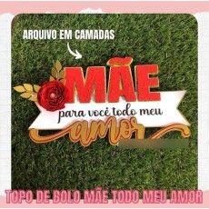 Arquivo De Corte Topo De Bolo Dia Das Mes (1908915)