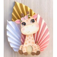 Arquivo De Corte Topo De Bolo Girafa Camadas - Stuido