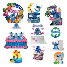 Arquivo De Corte Topo De Bolo Lilo E Stitch Pack