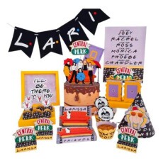 Kit Festa Friends- Arquivo De Corte Silhouette Pdf