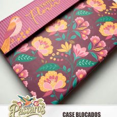 Arquivo P�ssaros Cartonagem Case Blocados - Tita