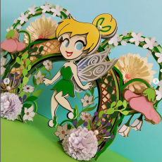 Arquivo Topo de Bolo Princesas Disney TinkerBell