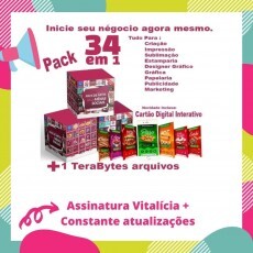 Combo 34 Packs + Vetores Cardpios E Encartes Supermercado