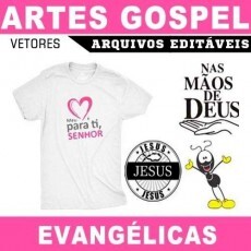 Vetores Gospel Artes Evanglicas Sublimao Editveis Corel