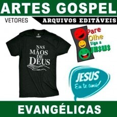 Artes Sublimao Vetores Gospel Evanglicos Estampas Corel