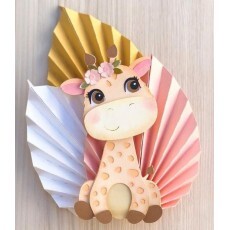 Arquivo De Corte Topo De Bolo Girafa Camadas - Stuido