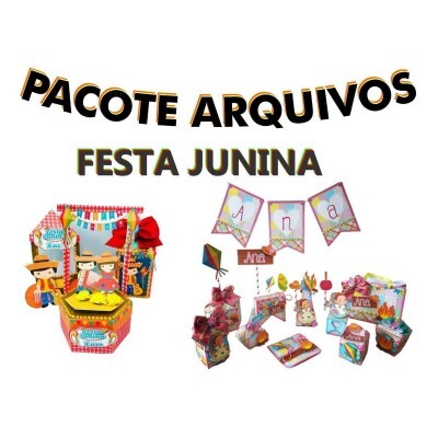 Pacote Arquivo De Corte Festa Junina fcm svg Pdf Png