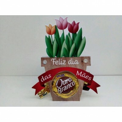 Arquivo De Corte Caixas Vasos Flor Mame