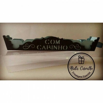Caixa 6 Doces Papai Deslizante - Arquivo De Corte Silhouette