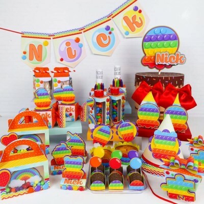Arquivo De Corte Combo Pop It Menino E Menina 3 Kits