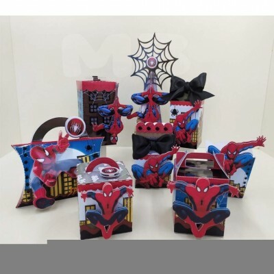 Arquivo De Corte Kit Digital Homem Aranha. M