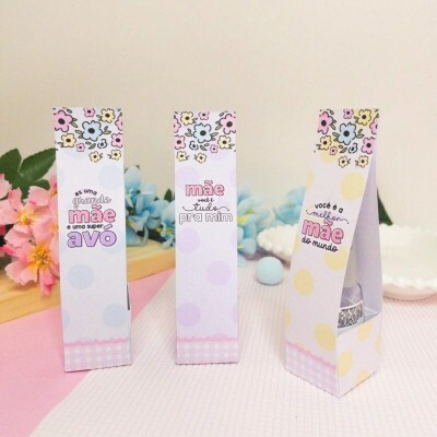 Arquivo De Corte Kits Porta Lixa + Esmalte Dia Das Mes