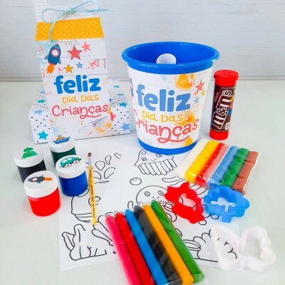 Arquivo De Corte Dia Das Crianas Menino E Menina +brinde