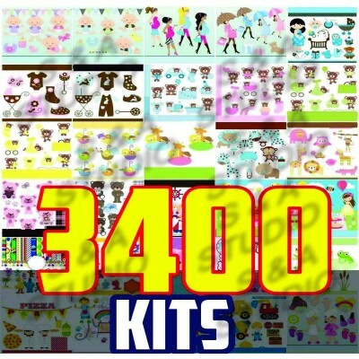 3400 Kits Para Scrapbook Digital