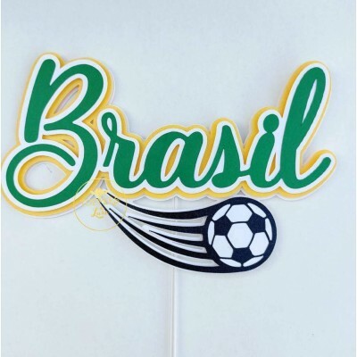 Arquivo de Corte Silhouette Topo de Bolo Copa do Mundo #08 - Studio
