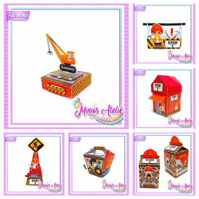 Arquivo De Corte Silhouette Construo Obras #07 - Studio e PDF