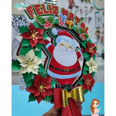 Arquivo de Corte Silhouette Natal Luxo 2022 - Studio e PDF